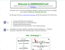 Tablet Screenshot of andragogy.net